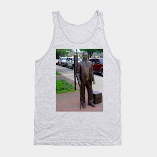 Seems a little stiff Tank Top